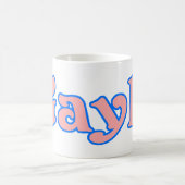 Gayleの名前入りなマグ コーヒーマグカップ (中央)