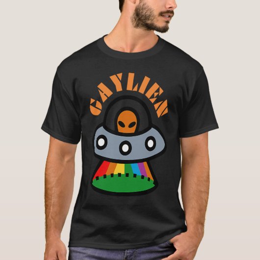 Gaylien Gay Bear  Pride For Men Women Cute Lgbtq Tシャツ (正面)