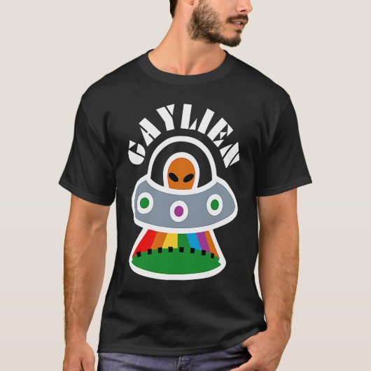 Gaylien Gay Bear  Pride For Men Women Cute Lgbtq   Tシャツ (正面)