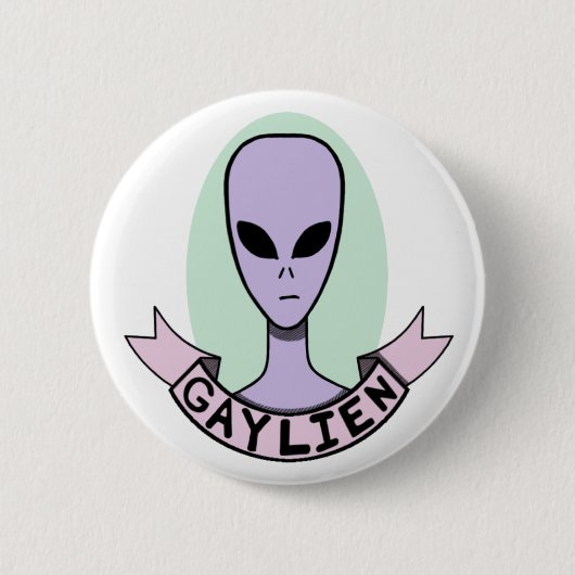 Gaylien [PIN] 缶バッジ (正面)