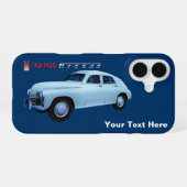 GAZ ロシアの M20セダン iPhone 16ケース (裏面横)