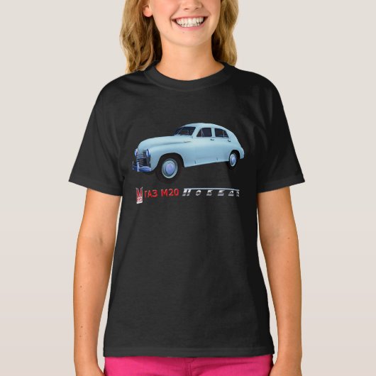 GAZ ロシアの M20セダン Tシャツ (正面)