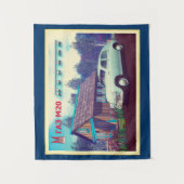 GAZ ロシアの M-20カー&ダチャ タペストリー (正面)