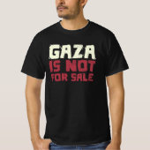 Gaza is Not For Sale Tシャツ (正面)