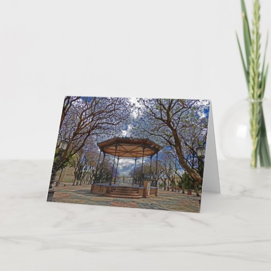 Gazebo in the Park Greeting Card カード (正面)