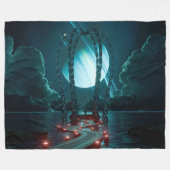 Gazebo (Midnight) フリースブランケット (正面(横))