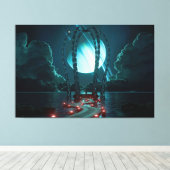 Gazebo (Night) キャンバスプリント (インサイチュ (ウッドフロア))