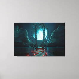 Gazebo (Night) キャンバスプリント