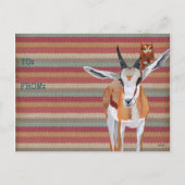 GAZELLE & OWL のバレンタインデーのポストカード シーズンポストカード (裏面)