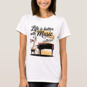 gazelle piano tシャツ (正面)