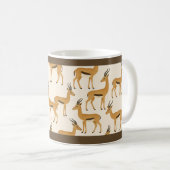"GAZELLE PRINT" - 11オンス コーヒーマグ コーヒーマグカップ (正面右)