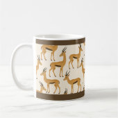 "GAZELLE PRINT" - 11 OZ. COFFEE MUG コーヒーマグカップ (左)