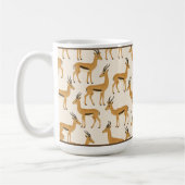 "GAZELLE PRINT" - 15OZ コーヒーマグ コーヒーマグカップ (左)