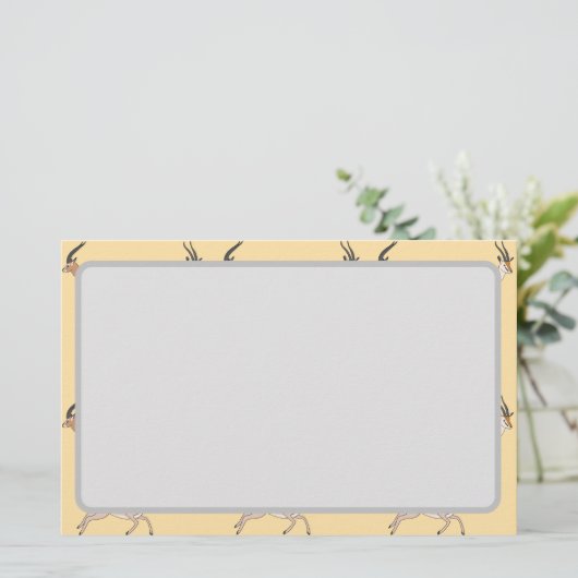 Gazelles 便箋 (スタンド正面)