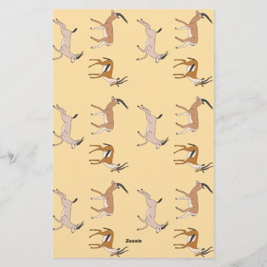 Gazelles 便箋 (裏面)