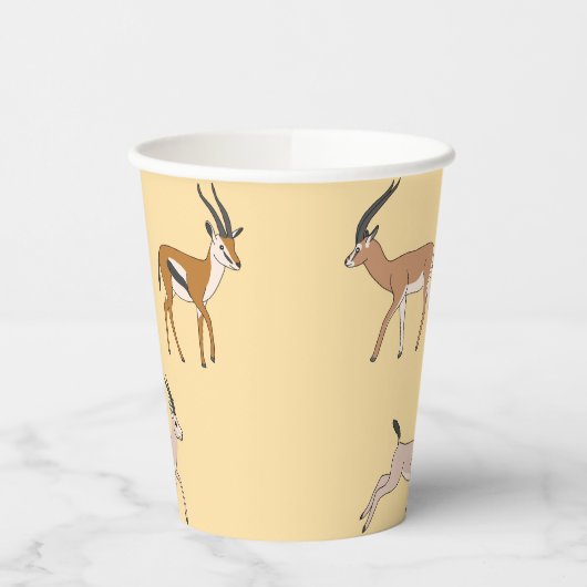 Gazelles 紙コップ (左)