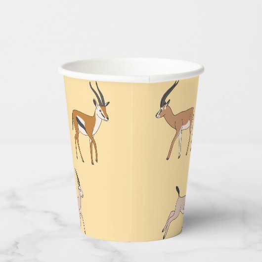 Gazelles 紙コップ (右)