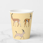 Gazelles 紙コップ (正面)
