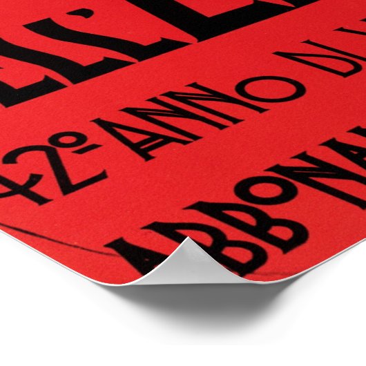 GAZETTA DELL EMILIA Bologna by Marcelo Dudovich ポスター (角)