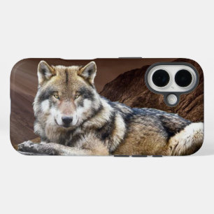 Gazing Wolf Apple iPhone 16ケース