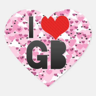 GBが大好き ハートシール