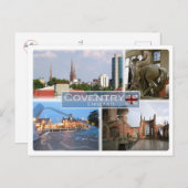 GBの統一された王国 – イングランド – コベントリー – ポストカード (正面/裏面)