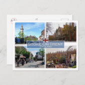 GBの統一された王国 – イングランド – ストーク – オン – トレント – ポストカード (正面/裏面)