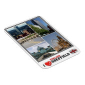 GBの統一された王国 – イングランド – ヨークシャーシェフィールド マグネット (右側)