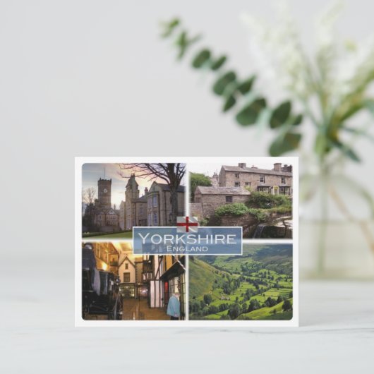 GBの統一された王国 – イングランド – ヨークシャー – ポストカード (スタンド正面)