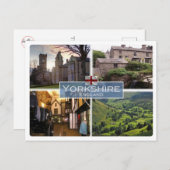 GBの統一された王国 – イングランド – ヨークシャー – ポストカード (正面/裏面)
