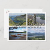 GBの統一された王国 – イングランド – 湖区N.P. ポストカード (正面/裏面)