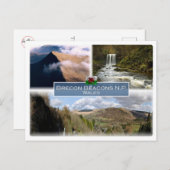 GBの統一された王国 – ウェールズ – The Brecon Beacons NP ポストカード (正面/裏面)