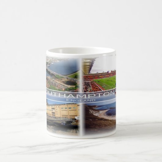 GBイングランド – サウサンプトン – コーヒーマグカップ (中央)