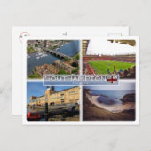 GBキ統一されたングダム-英国-サザンプトン- ポストカード (正面/裏面)