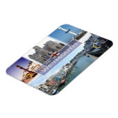 GBキ統一されたングダム-英国-ワイマス- マグネット (左側)