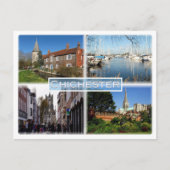 GBチェスター – ボシャム教会とブルックハウス –  ポストカード (正面)