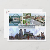 GB王国統一された – イングランド – ニューキャッスル – ポストカード (正面/裏面)
