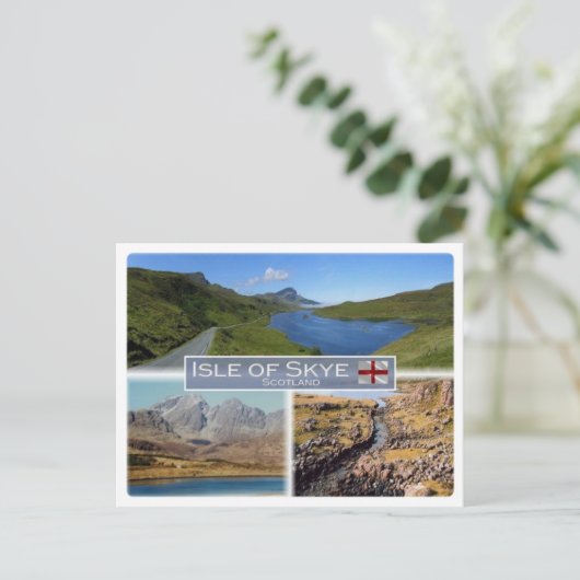 GB王国統一された – スコットランド – スカイ島 – ポストカード (スタンド正面)