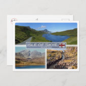 GB王国統一された – スコットランド – スカイ島 –  ポストカード (正面/裏面)
