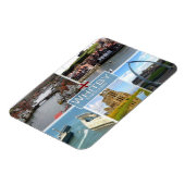 GB統一された王国 – イングランド – ウィットビー –  マグネット (左側)