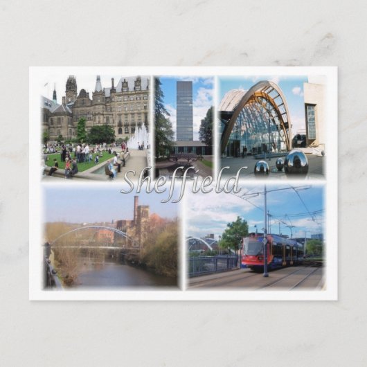 GB統一された王国 – イングランド – シェフィールド – ポストカード (正面)