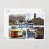 GB統一された王国 – イングランド – ダービー –  ポストカード (正面/裏面)