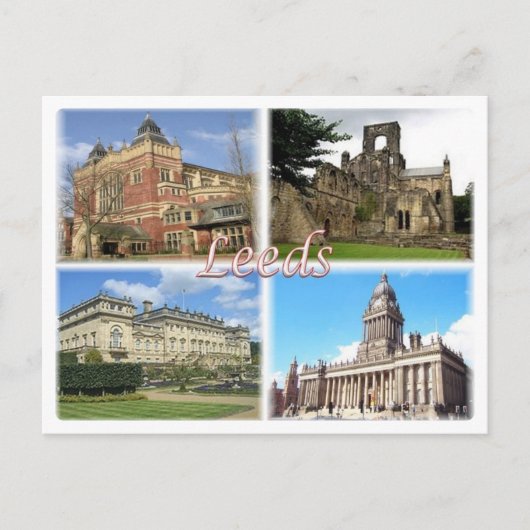 GB統一された王国 – イングランド – ヨークシャー – リーズ – ポストカード (正面)