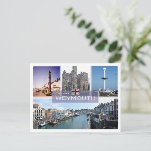 GB統一された王国 – イングランド – ワイマス – ポストカード (スタンド正面)