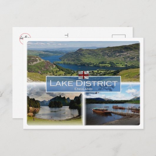 GB統一された王国 – イングランド – 湖区N.P. - ポストカード (正面/裏面)