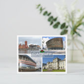 GB統一された王国 – ウェールズ – カーディフ –  ポストカード (スタンド正面)