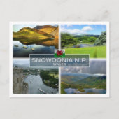 GB統一された王国 – ウェールズ – Snowdonia N.P. ポストカード (正面)