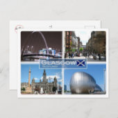 GB統一された王国 – スコットランド – グラスゴー –  ポストカード (正面/裏面)