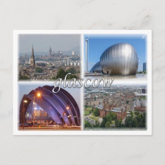 GB統一された王国 – スコットランド – グラスゴー –  ポストカード (正面)