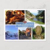 GB イギリス - イングランド - ピーク ディストリクト国立公園 ポストカード (正面)